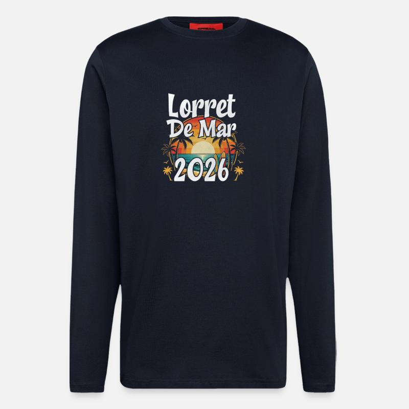 Lloret De Mar 2026 - Langarmshirt - made by SPREAD  - DARK NAVY
