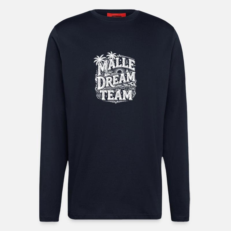 Malle Dream Team - Longsleeve - made by SPREAD  - DARK NAVY