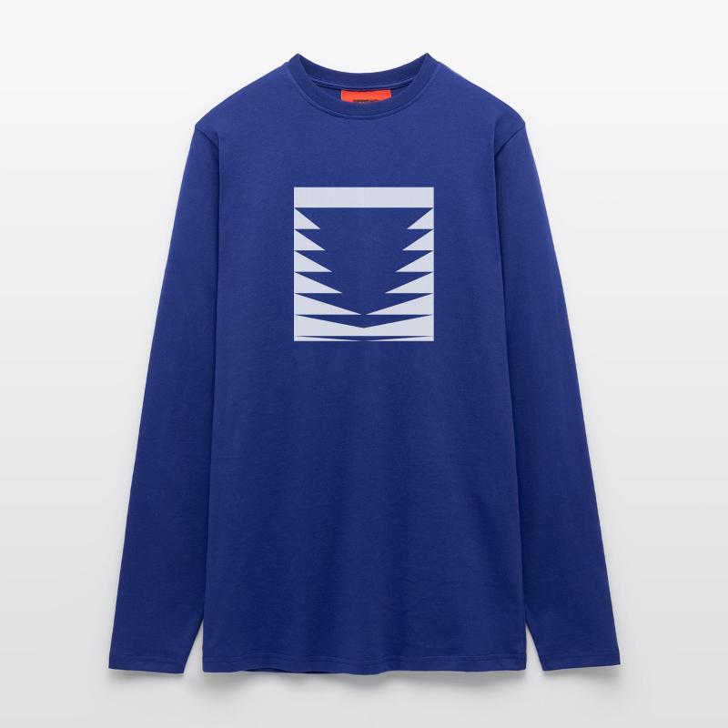 black triangles pattern Longsleeve - made by SPREAD 