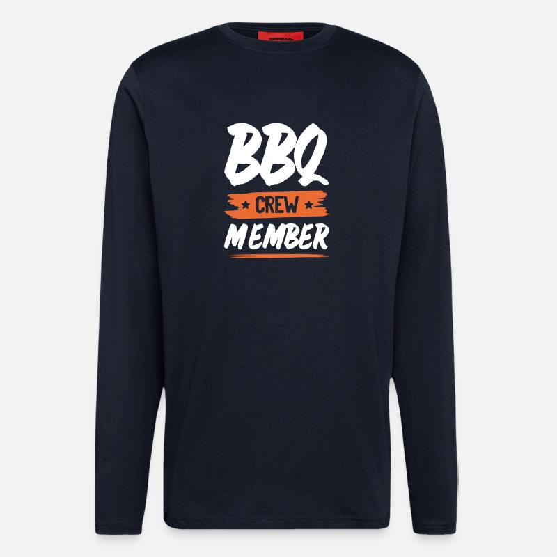 Bbq Crew - Longsleeve - made by SPREAD  - DARK NAVY
