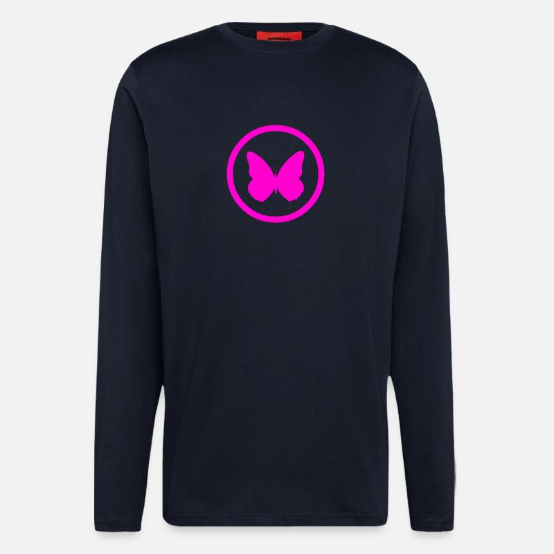 Schmetterling - Langarmshirt - made by SPREAD - DARK NAVY