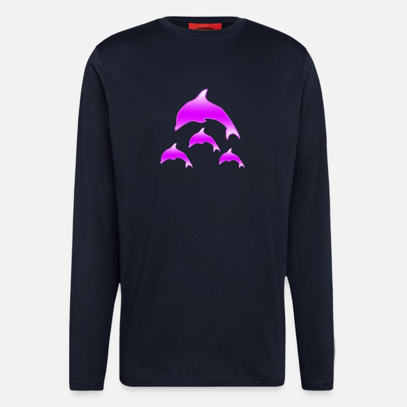 Delfine - Langarmshirt - made by SPREAD  - DARK NAVY
