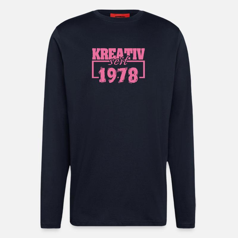 Maler 1978 - Langarmshirt - made by SPREAD  - DARK NAVY
