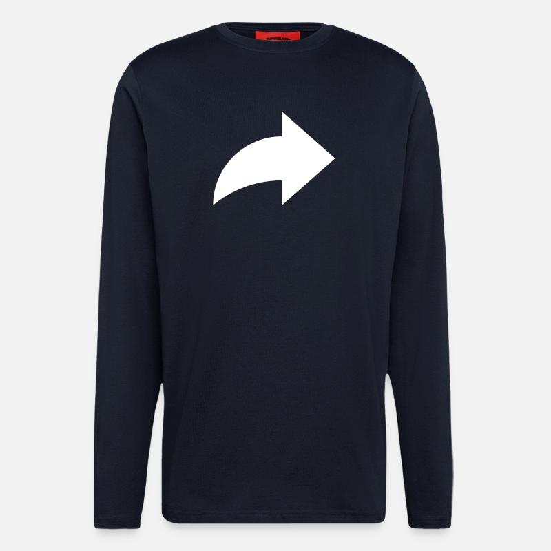 Pfeil, share - Langarmshirt - made by SPREAD - DARK NAVY