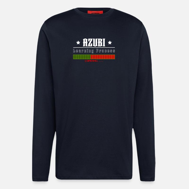 AZUBI learning process loading tshirt - Langarmshirt - made by SPREAD - DARK NAVY