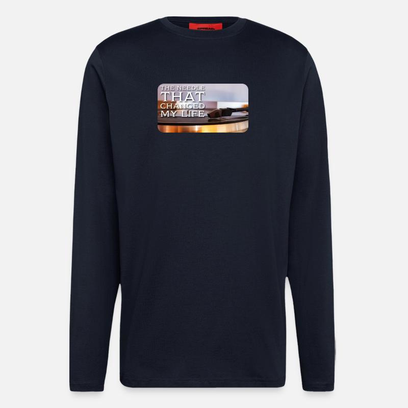 The needle that changed my life - Langarmshirt - made by SPREAD - DARK NAVY