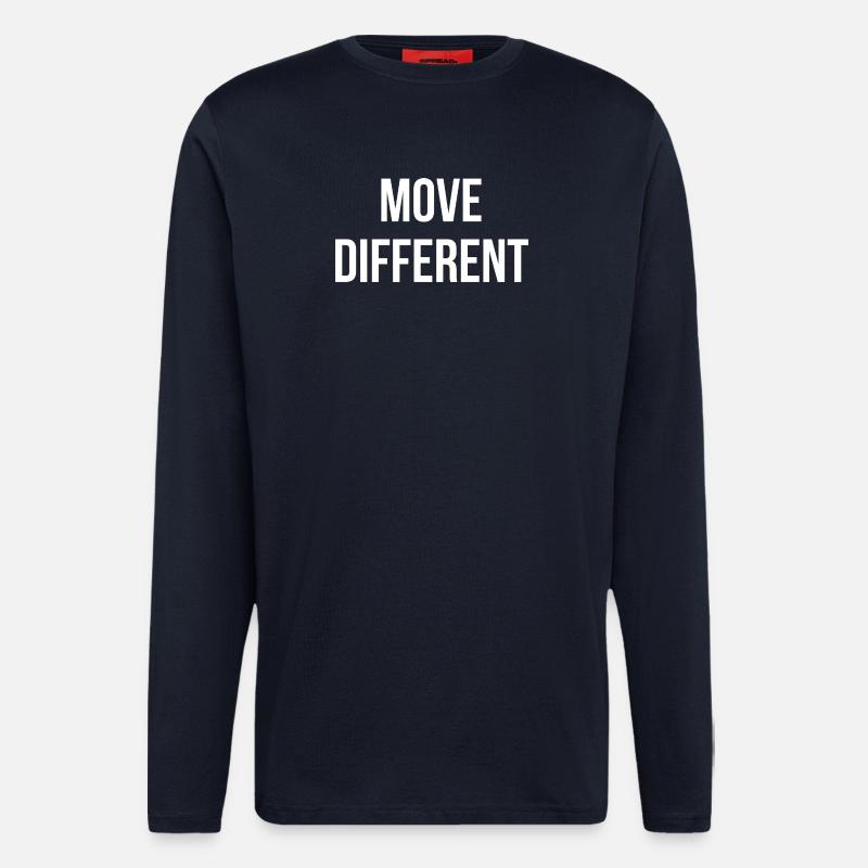 MOVE DIFFERENT. | Greyline Official - Langarmshirt - made by SPREAD  - DARK NAVY