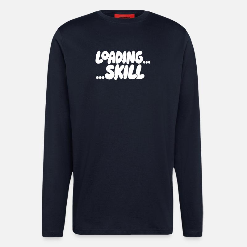 Loading Screen Skill Aesthetics - Longsleeve - made by SPREAD  - DARK NAVY