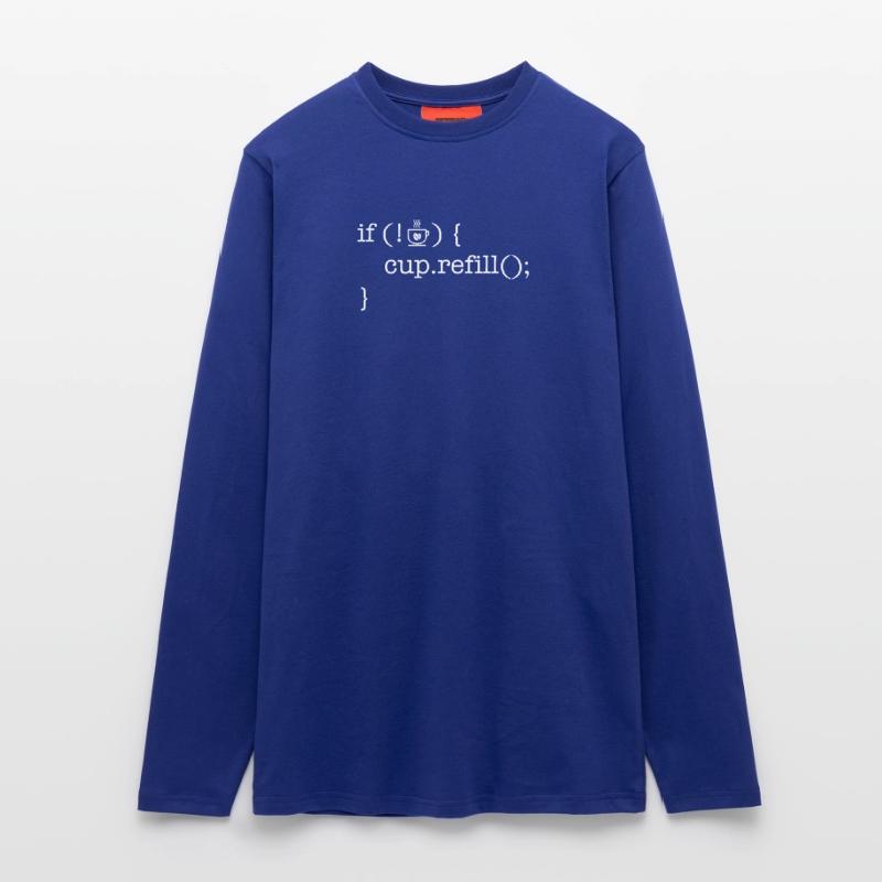 Coffee code lover software developer programmer Longsleeve - made by SPREAD 