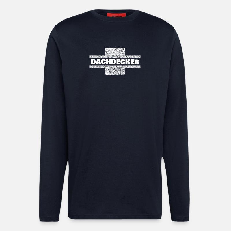 Dachdecker - Langarmshirt - made by SPREAD  - DARK NAVY