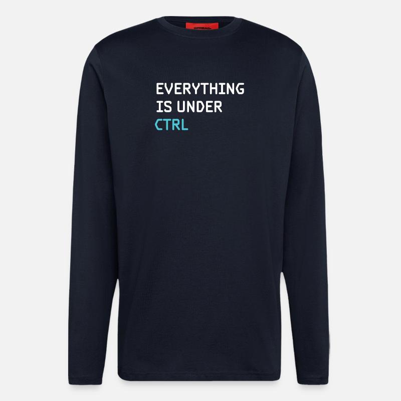 Funny Programming – Programmierer, Softwareingenieur, - Langarmshirt - made by SPREAD  - DARK NAVY