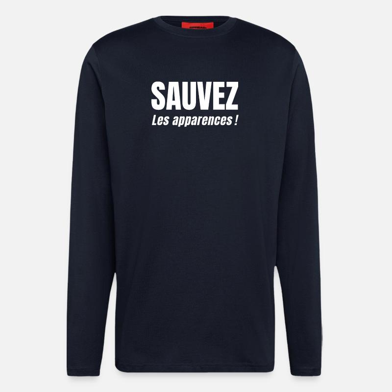 SAVE APPEARANCES! - Longsleeve - made by SPREAD  - DARK NAVY