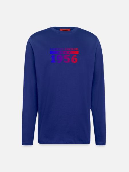 70th Birthday Limited Edition 07/1956 - Longsleeve - made by SPREAD  - DARK NAVY