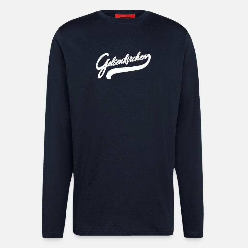 Gelsenkirchen Retro - Langarmshirt - made by SPREAD  - DARK NAVY