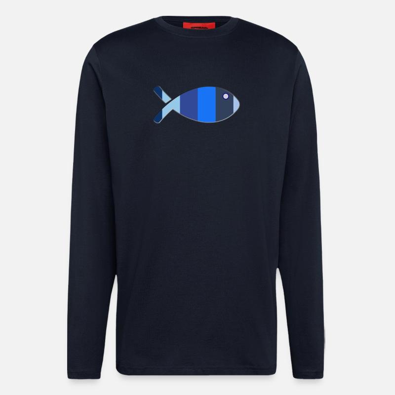 FISCH - Langarmshirt - made by SPREAD  - DARK NAVY