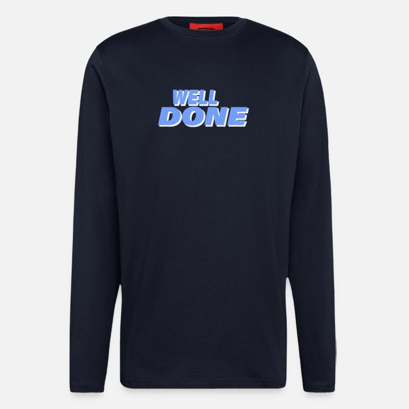 WELL DONE - Langarmshirt - made by SPREAD  - DARK NAVY