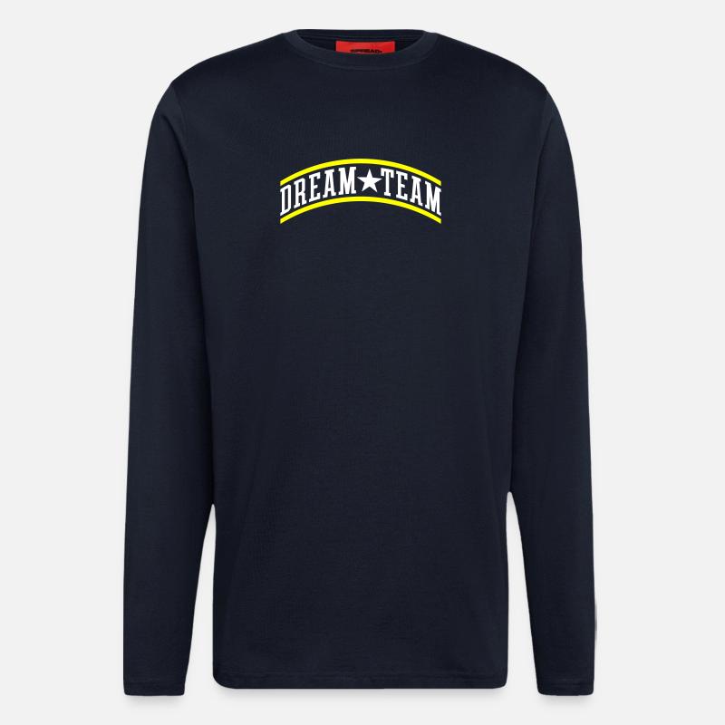 Dream Team Teamwork - Langarmshirt - made by SPREAD  - DARK NAVY