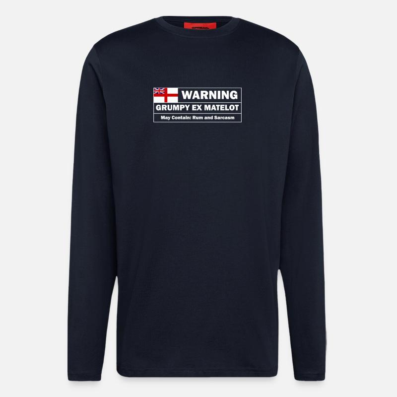 Grumpy Ex-matelot - Longsleeve - made by SPREAD - DARK NAVY