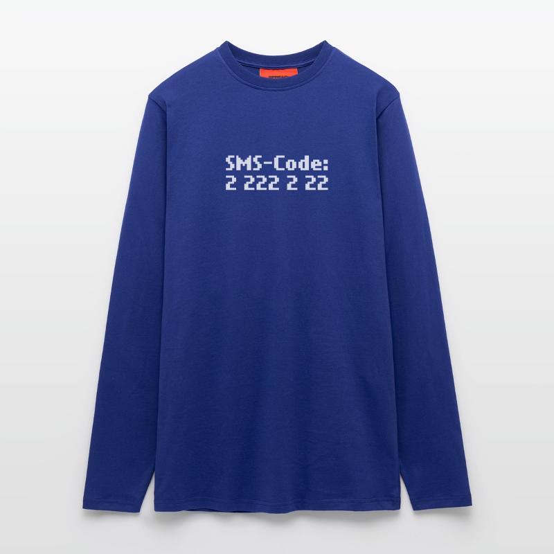 sms-code 2 222 2 22 Langarmshirt - made by SPREAD 