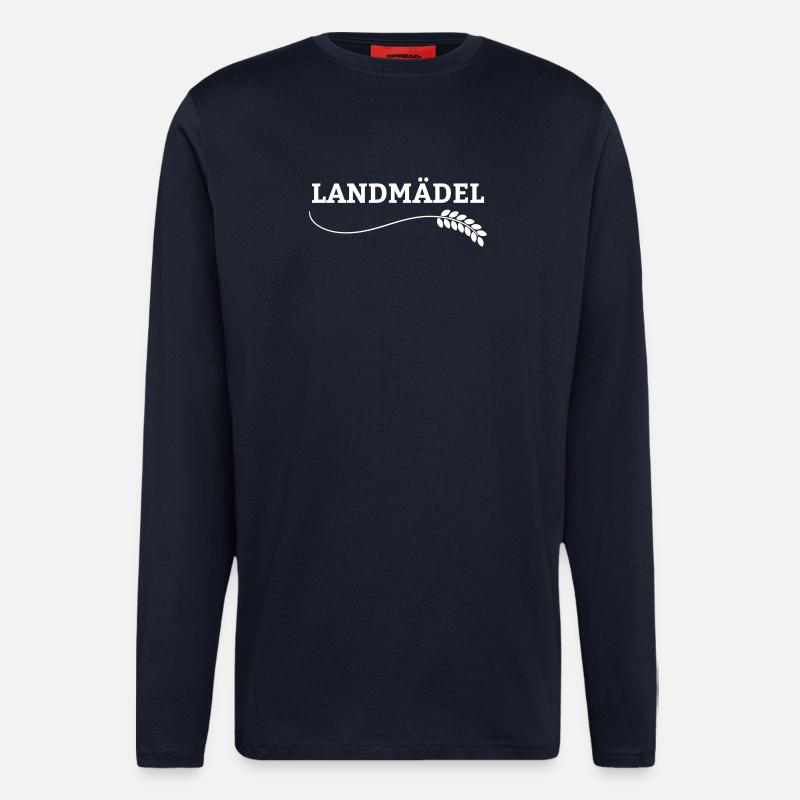 Landmädel  - Langarmshirt - made by SPREAD  - DARK NAVY