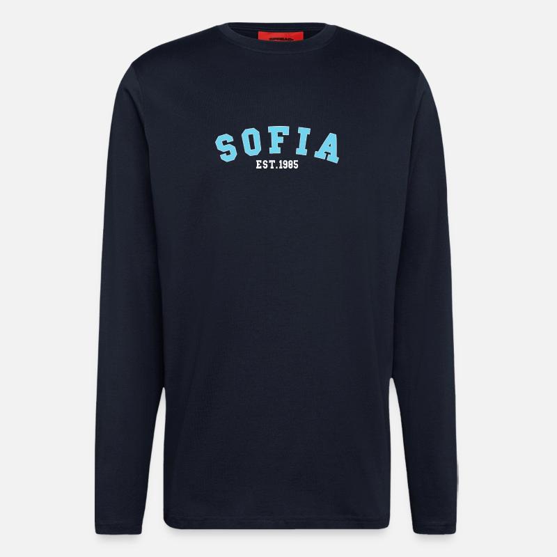 Sofia_Est_1985 - Langarmshirt - made by SPREAD - DARK NAVY