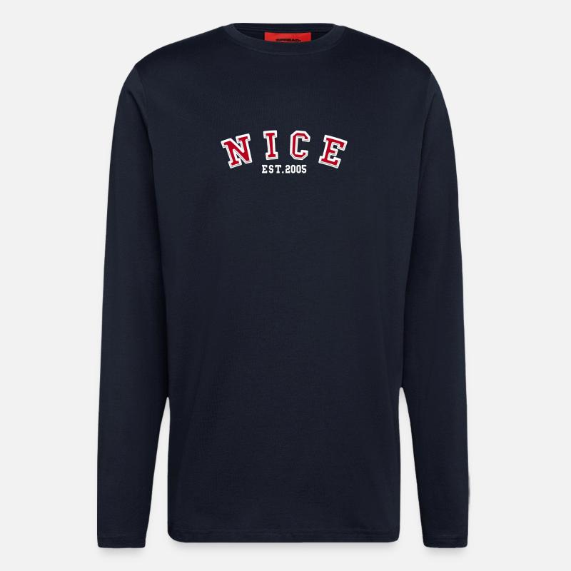 Nice Est. 2005 - Langarmshirt - made by SPREAD  - DARK NAVY