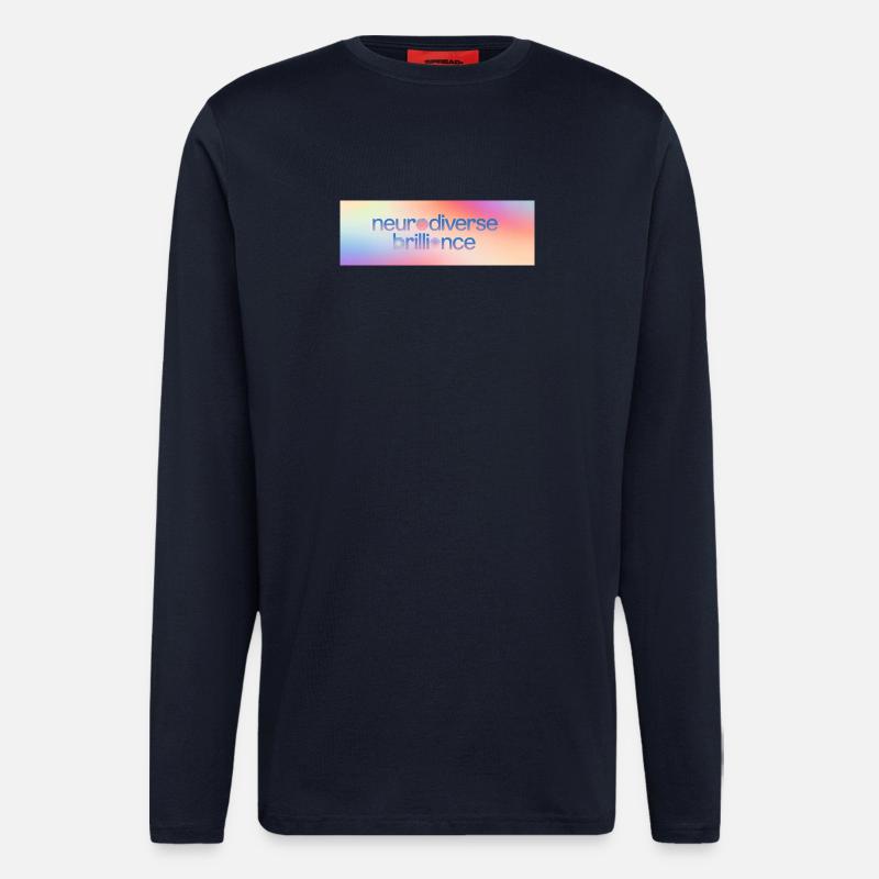 Neurodiverse Brilliance - Langarmshirt - made by SPREAD  - DARK NAVY
