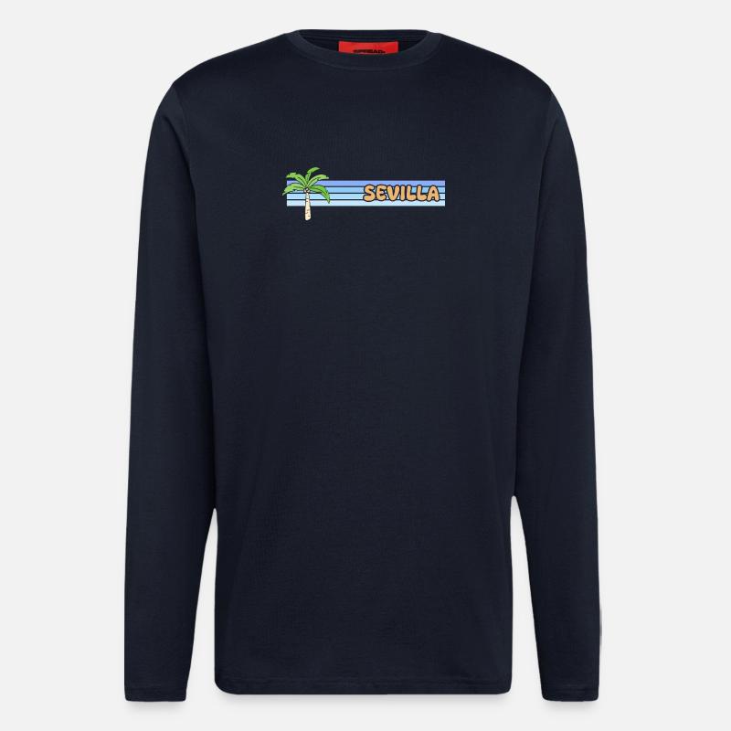 Sonne Sevilla - Langarmshirt - made by SPREAD - DARK NAVY