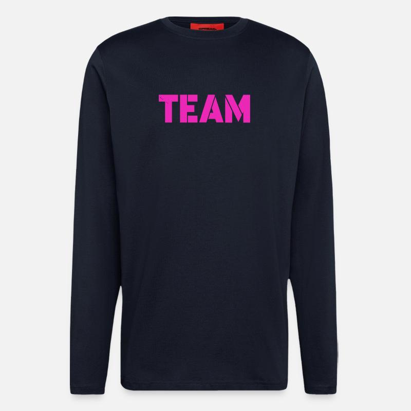team_1 - Langarmshirt - made by SPREAD  - DARK NAVY