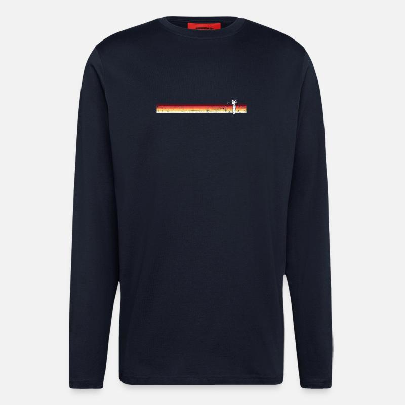 Golf Sunset Silhouette Tee - Longsleeve - made by SPREAD  - DARK NAVY