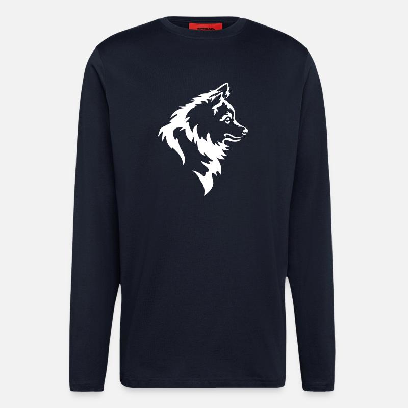 Pointed head "Black Edition" - Longsleeve - made by SPREAD  - DARK NAVY