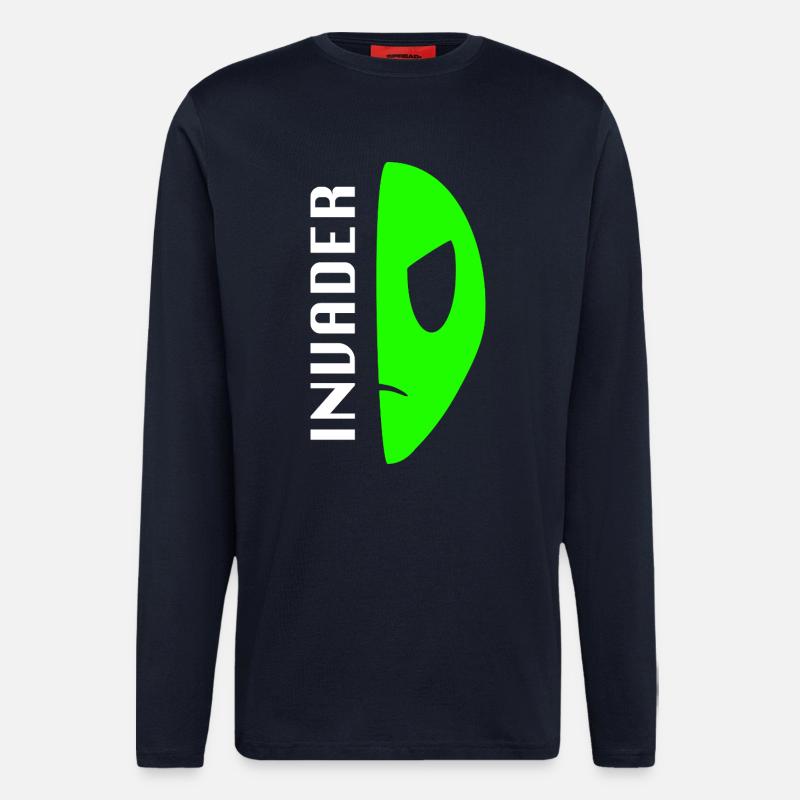 invader - Longsleeve - made by SPREAD  - DARK NAVY