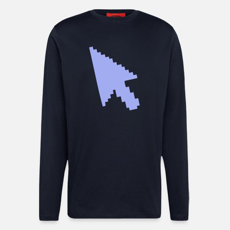 Pointer Mouse Silhouette - Longsleeve - made by SPREAD  - DARK NAVY