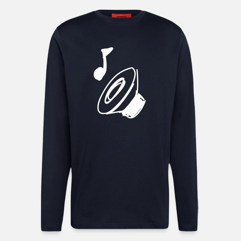 speaker - Longsleeve - made by SPREAD  - DARK NAVY