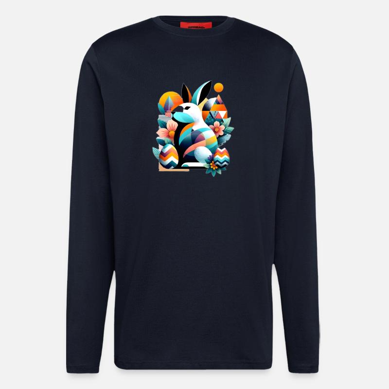 Modern Easter Graphics - Longsleeve - made by SPREAD  - DARK NAVY