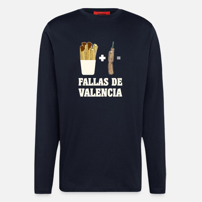 Fallas Pyro Chorrus - Langarmshirt - made by SPREAD  - DARK NAVY