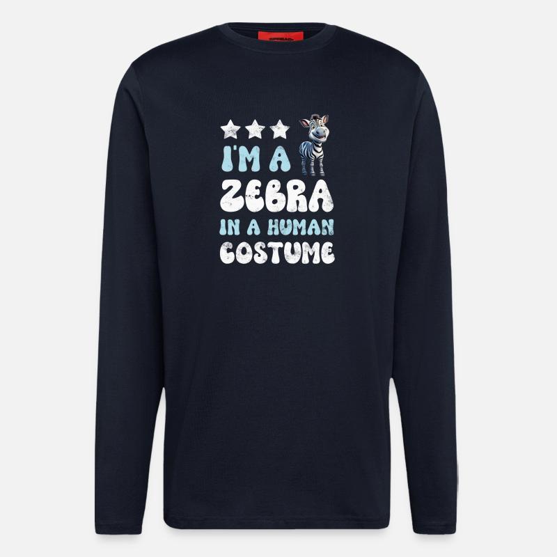 Zebra - Longsleeve - made by SPREAD  - DARK NAVY