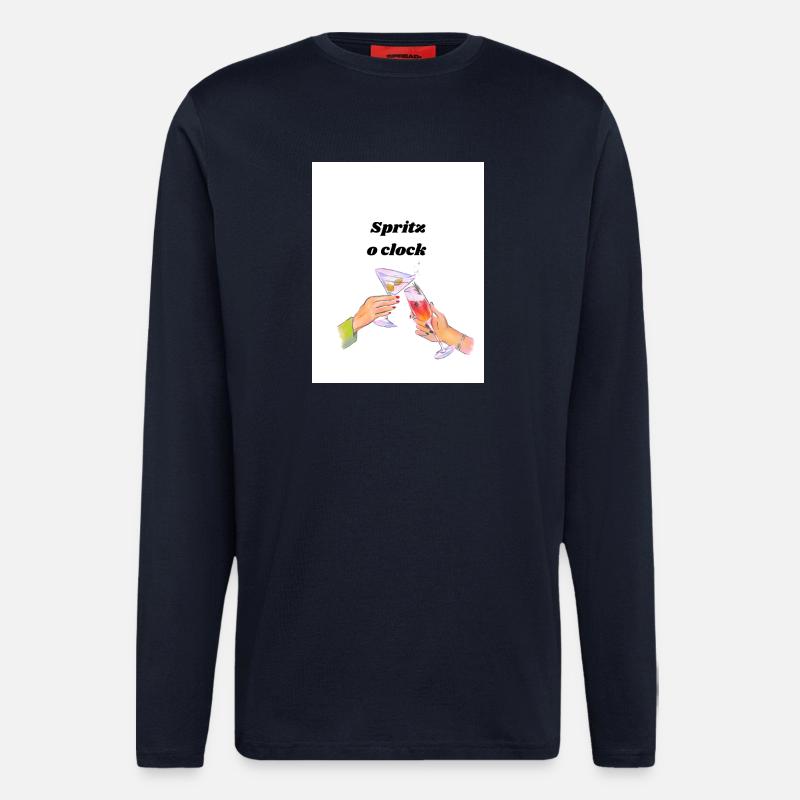 Spritz o clock  - Langarmshirt - made by SPREAD  - DARK NAVY