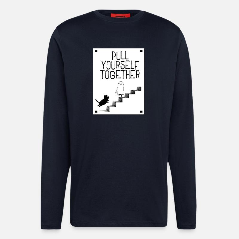 Pull yourself together - Langarmshirt - made by SPREAD  - DARK NAVY