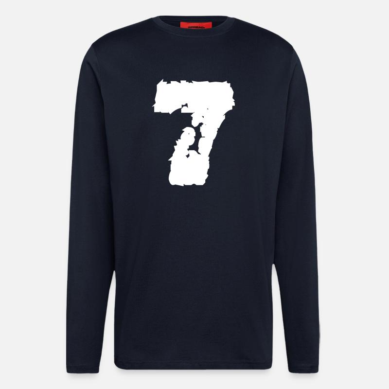 7 Nummer sieben - Langarmshirt - made by SPREAD  - DARK NAVY