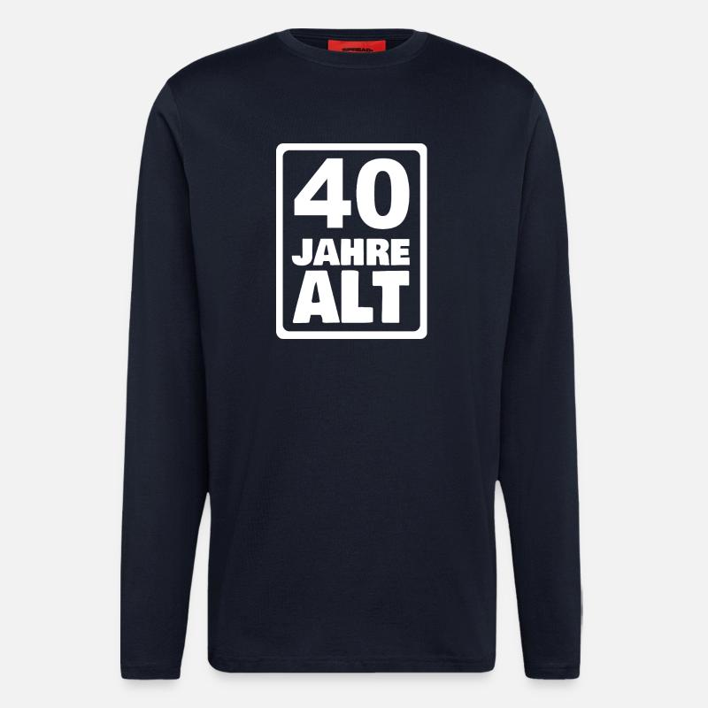 40 - Longsleeve - made by SPREAD  - DARK NAVY