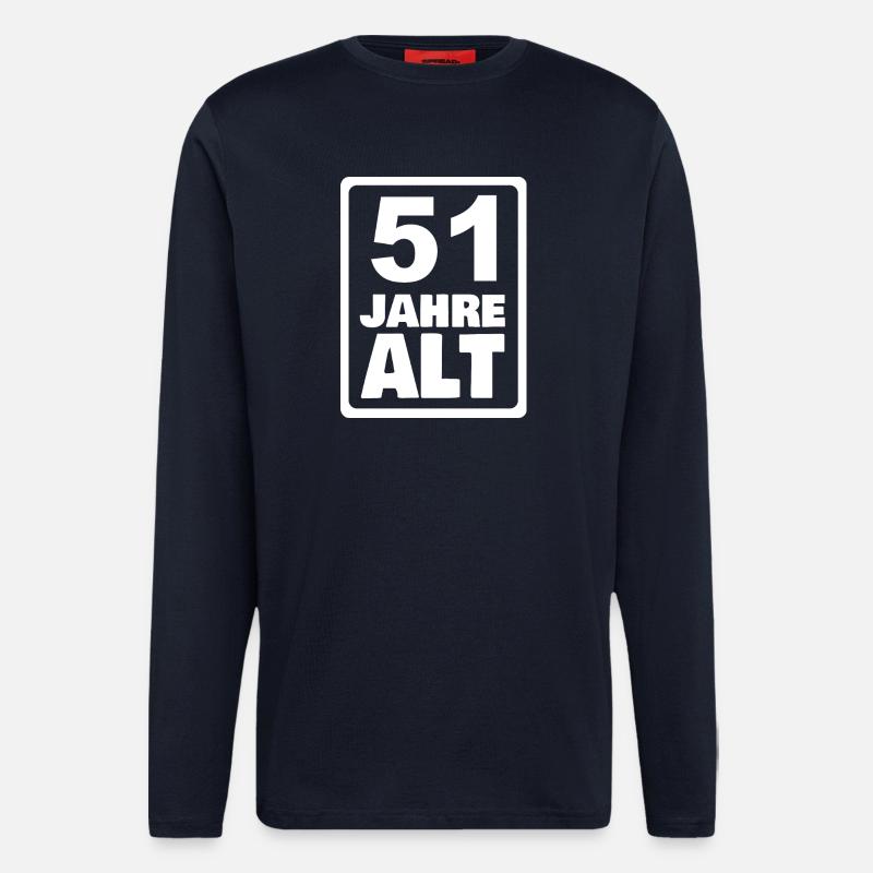 Alter 51 - Langarmshirt - made by SPREAD - DARK NAVY