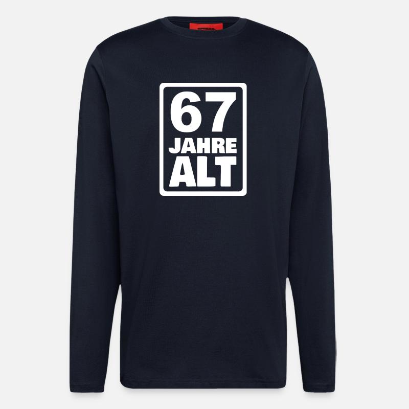 Alter 67 - Langarmshirt - made by SPREAD  - DARK NAVY