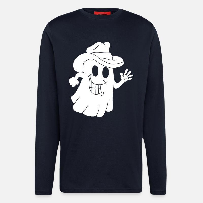 Cowboy-Geist - Langarmshirt - made by SPREAD - DARK NAVY