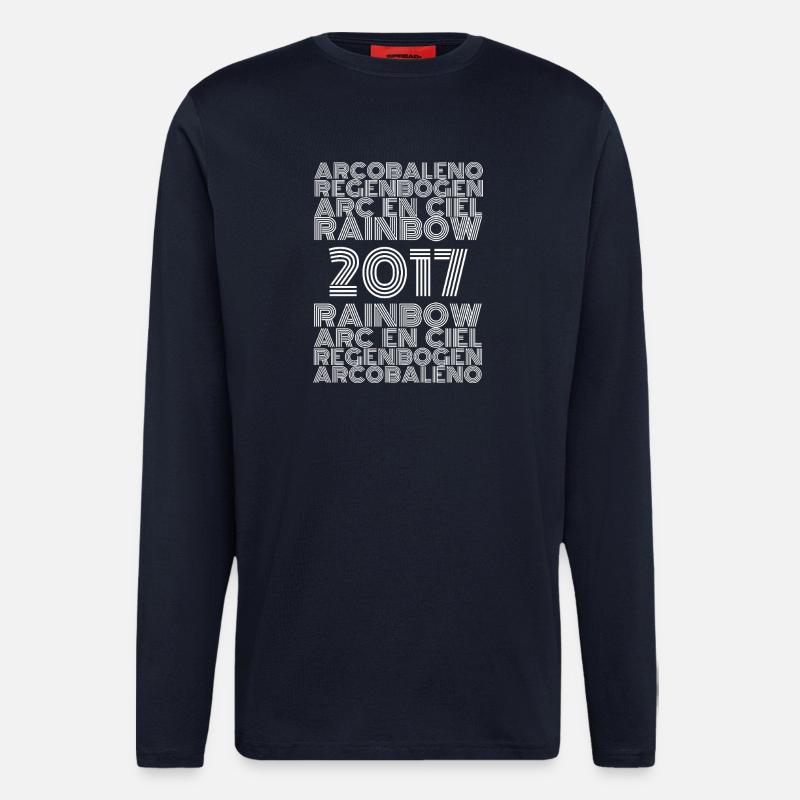 Regenbogen 2017 - Langarmshirt - made by SPREAD  - DARK NAVY
