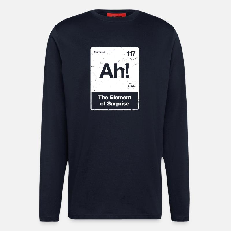 Ah! Element Überraschung - Langarmshirt - made by SPREAD - DARK NAVY