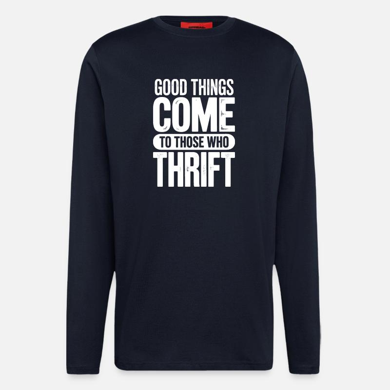 Thrift Chic Good Things - Longsleeve - made by SPREAD - DARK NAVY