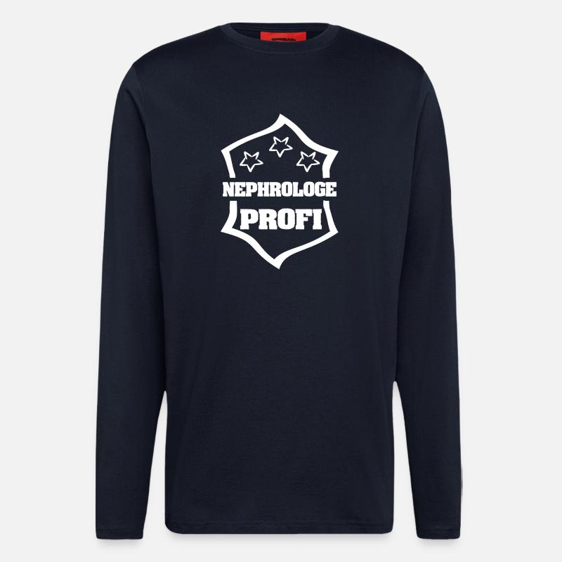 Nephrologist as work - Longsleeve - made by SPREAD - DARK NAVY