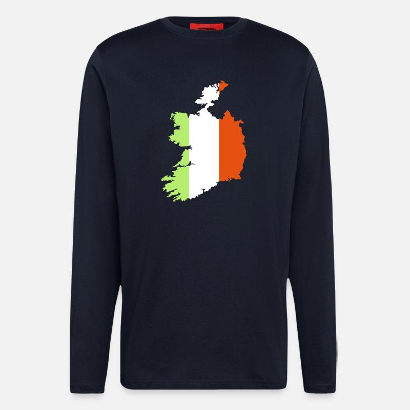 Irland - Langarmshirt - made by SPREAD  - DARK NAVY