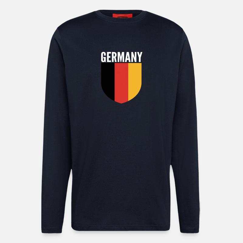 Germany Shield Flag Design - Longsleeve - made by SPREAD - DARK NAVY